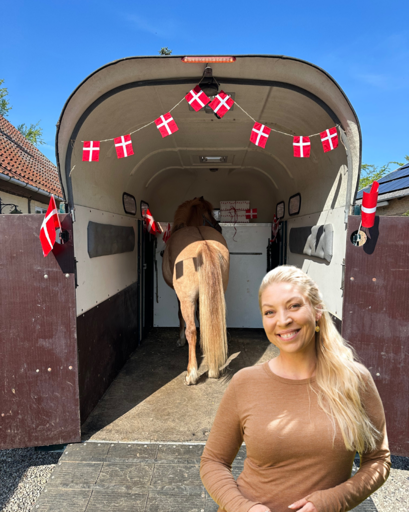 hestevenlig trailerlæsning